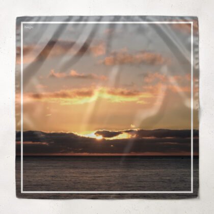 Gran Canaria sunrise satin scarf - large